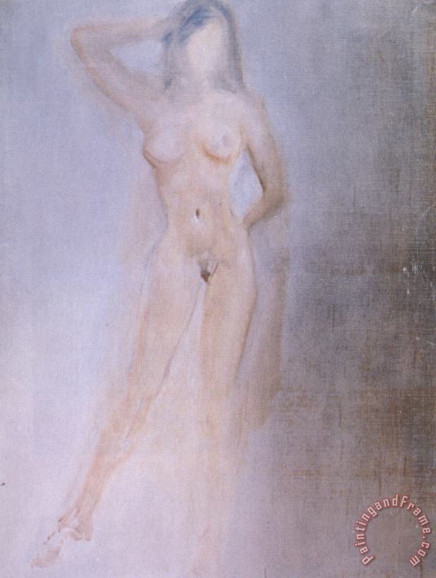 Salvador Dali Study of a Female Nude Art Painting