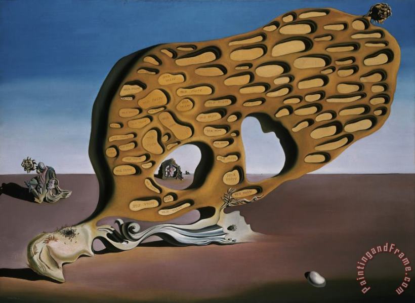 The Enigma of Desire, Or My Mother, My Mother, My Mother, 1929 painting - Salvador Dali The Enigma of Desire, Or My Mother, My Mother, My Mother, 1929 Art Print