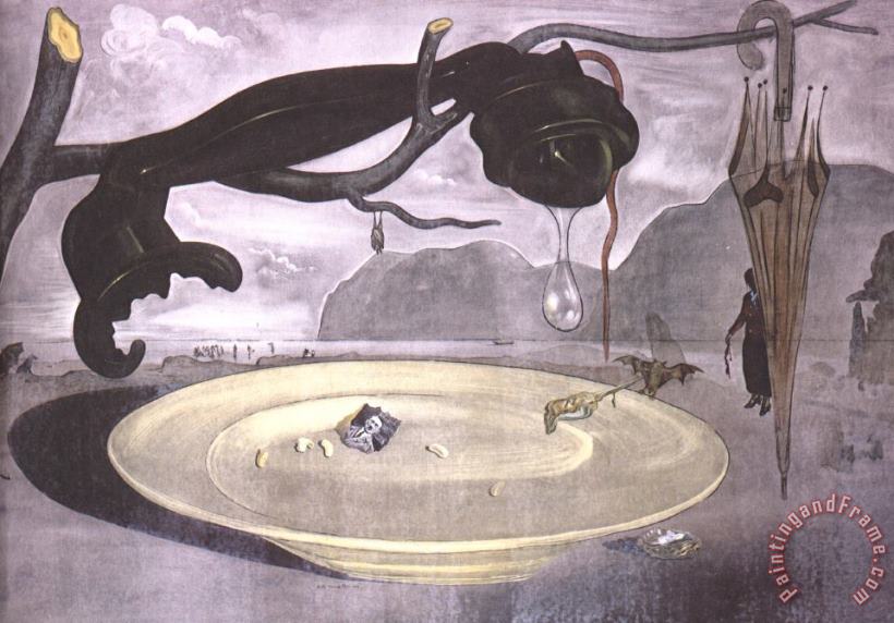 Salvador Dali The Enigma of Hitler Art Painting