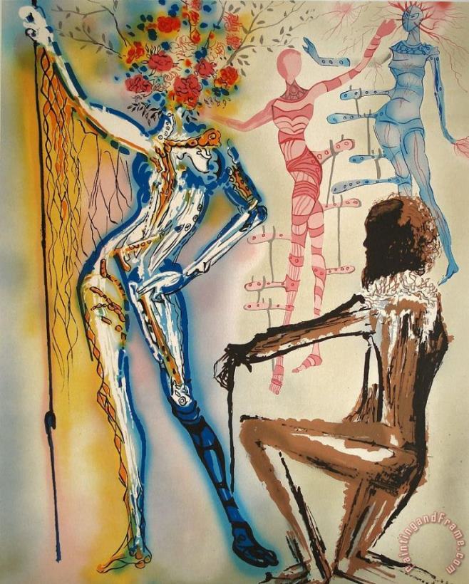 Salvador Dali The Fashion Designer Art Painting