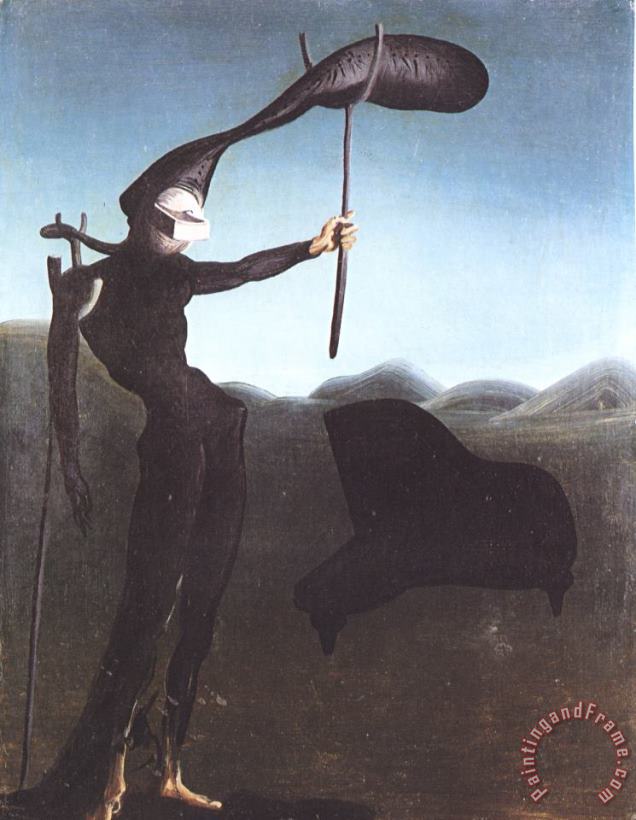 Salvador Dali The Invisible Harp Art Print