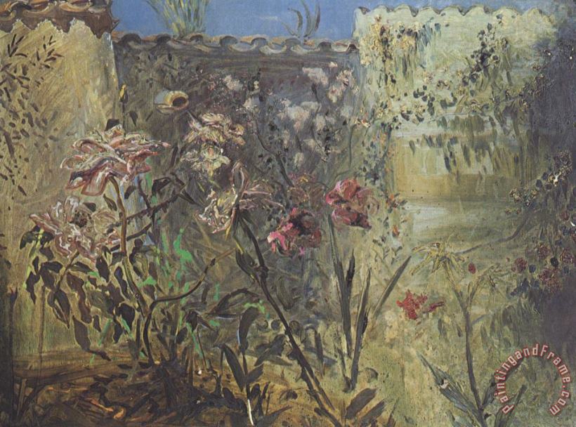 The Patio of Port Lligat painting - Salvador Dali The Patio of Port Lligat Art Print