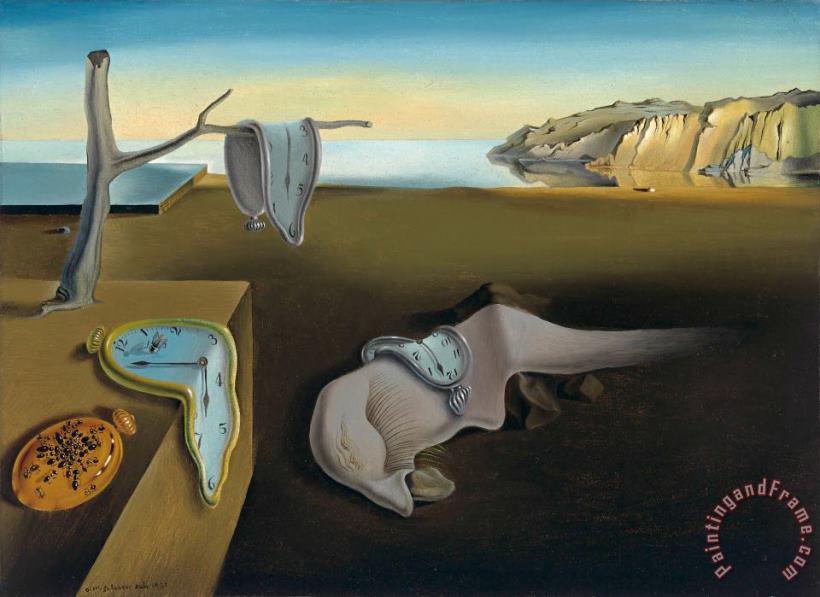 Salvador Dali The Persistence of Memory 1931 Art Painting