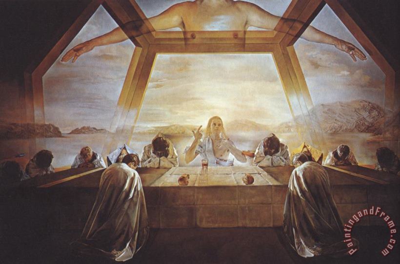 Salvador Dali The Sacrament of The Last Supper 1955 Art Painting