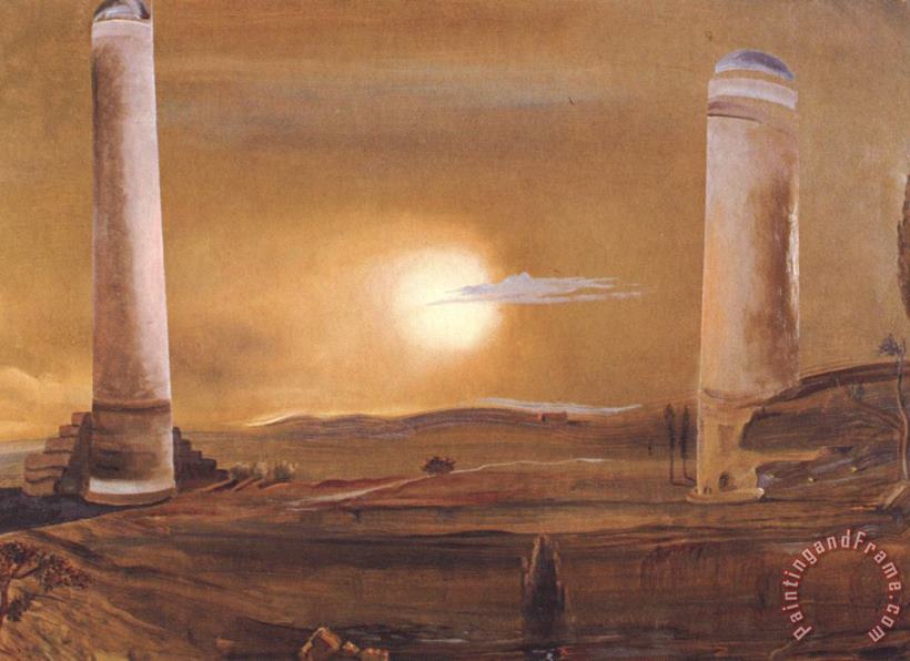 Salvador Dali The Towers Art Painting