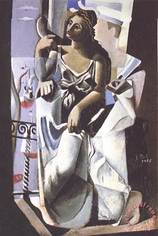 Salvador Dali Venus And Sailor Homage to Salvat Papasseit 1925 Art Print