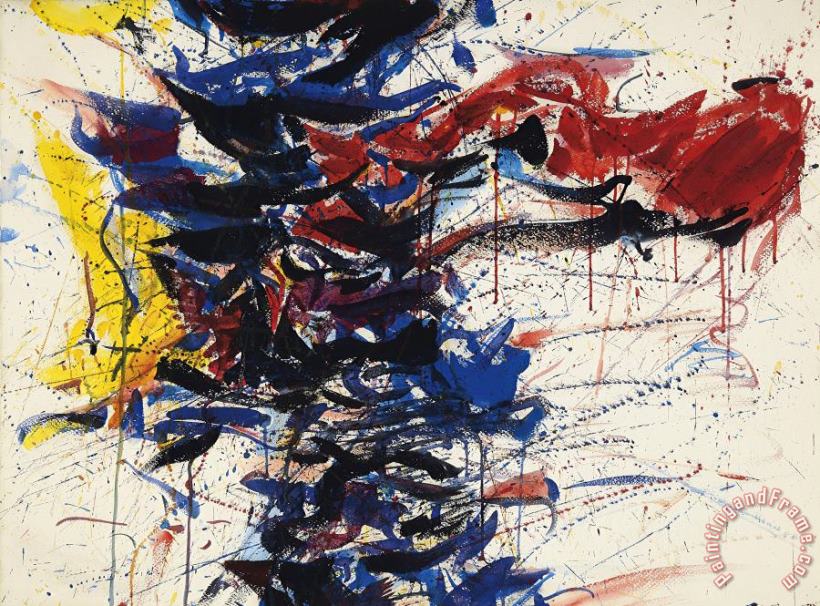 Sam Francis Study for Moby Dick, Number Two, 1959 Art Print