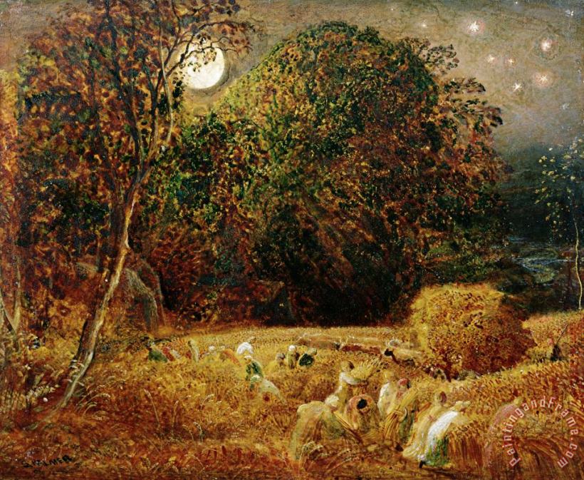 Samuel Palmer Harvest Moon Art Painting