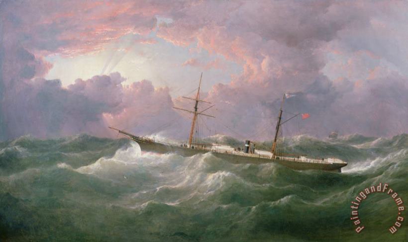 Samuel Walters  Portrait of the lsis a Steam and Sail Ship Art Painting