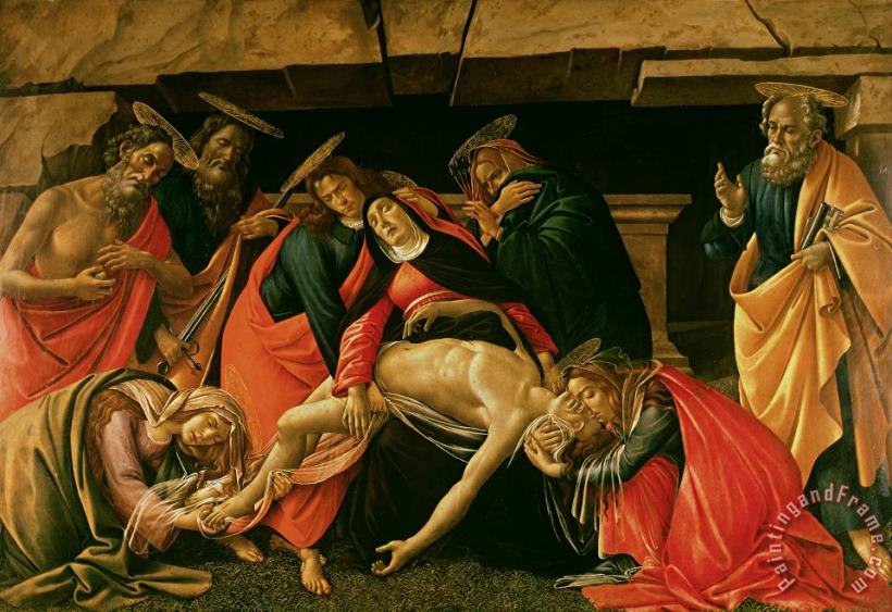 Sandro Botticelli Lamentation of Christ Art Painting