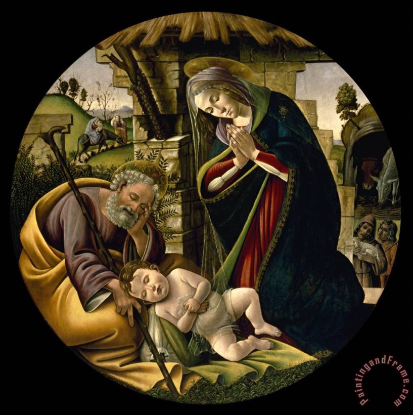 Sandro Botticelli The Adoration of The Christ Child Art Print
