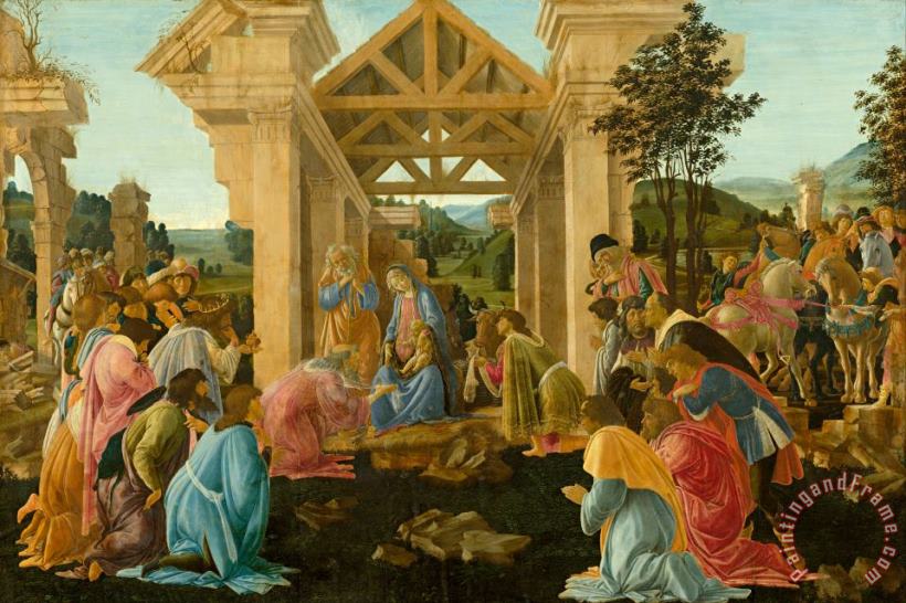 Sandro Botticelli The Adoration of The Magi Art Painting