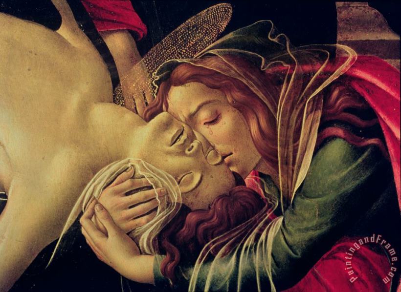 The Lamentation of Christ painting - Sandro Botticelli The Lamentation of Christ Art Print