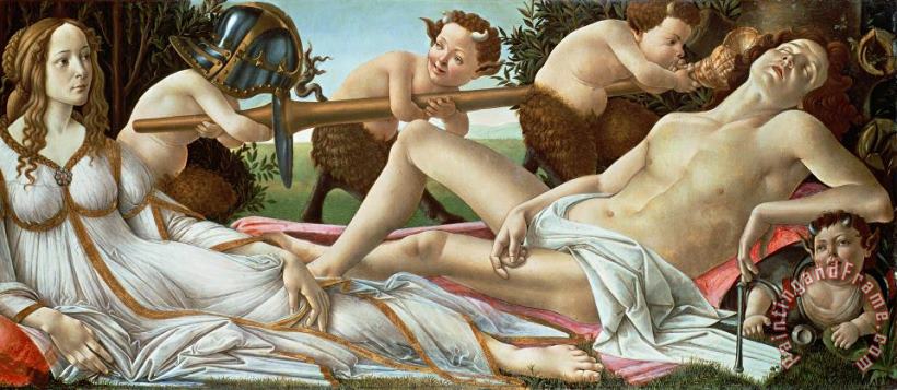 Sandro Botticelli Venus and Mars Art Print