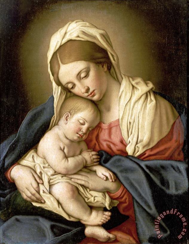 Sassoferrato The Madonna And Child Art Print