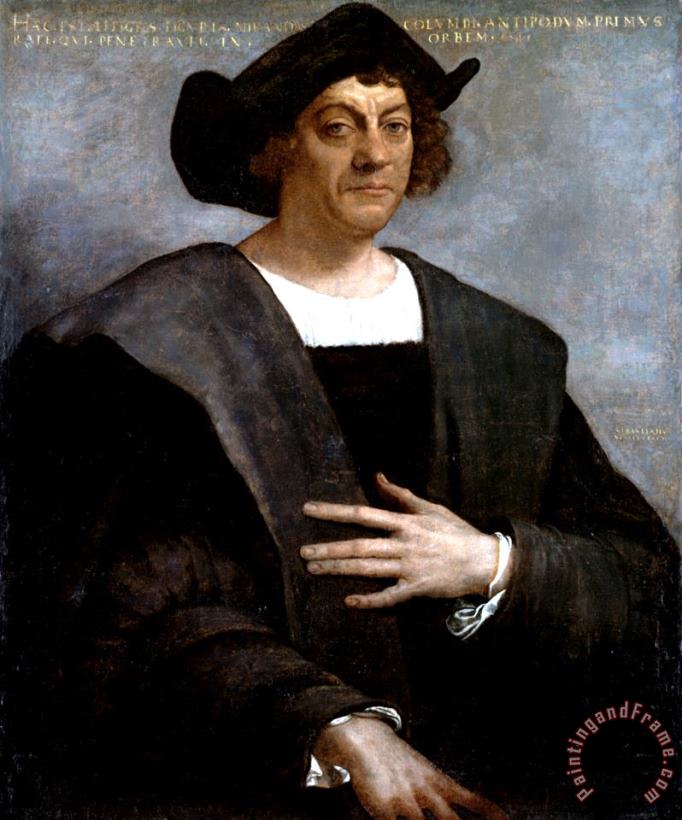 Sebastiano del Piombo Christopher Columbus Art Painting