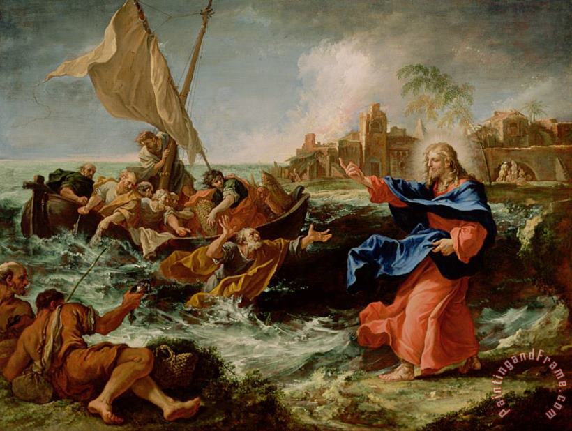 Sebastiano Ricci Christ at the Sea of Galilee Art Painting