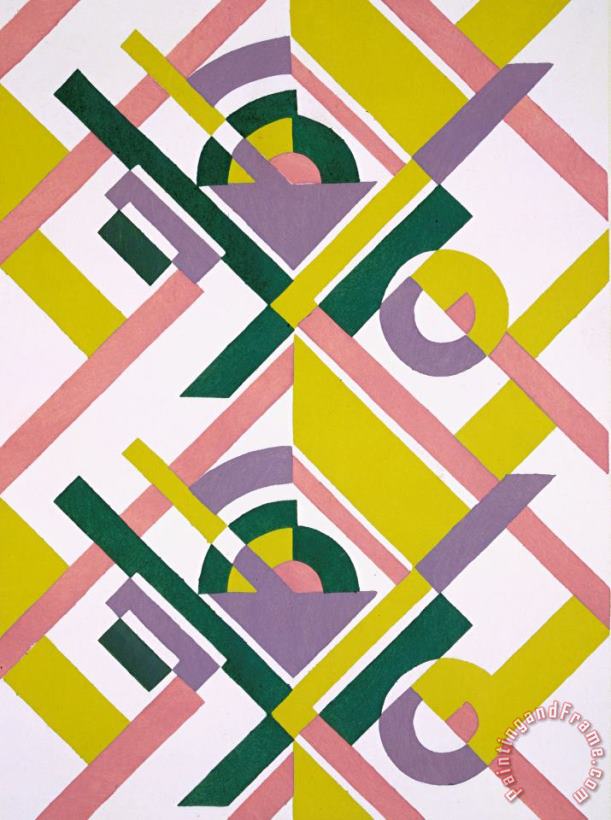 Serge Gladky Design From Nouvelles Compositions Decoratives Art Print