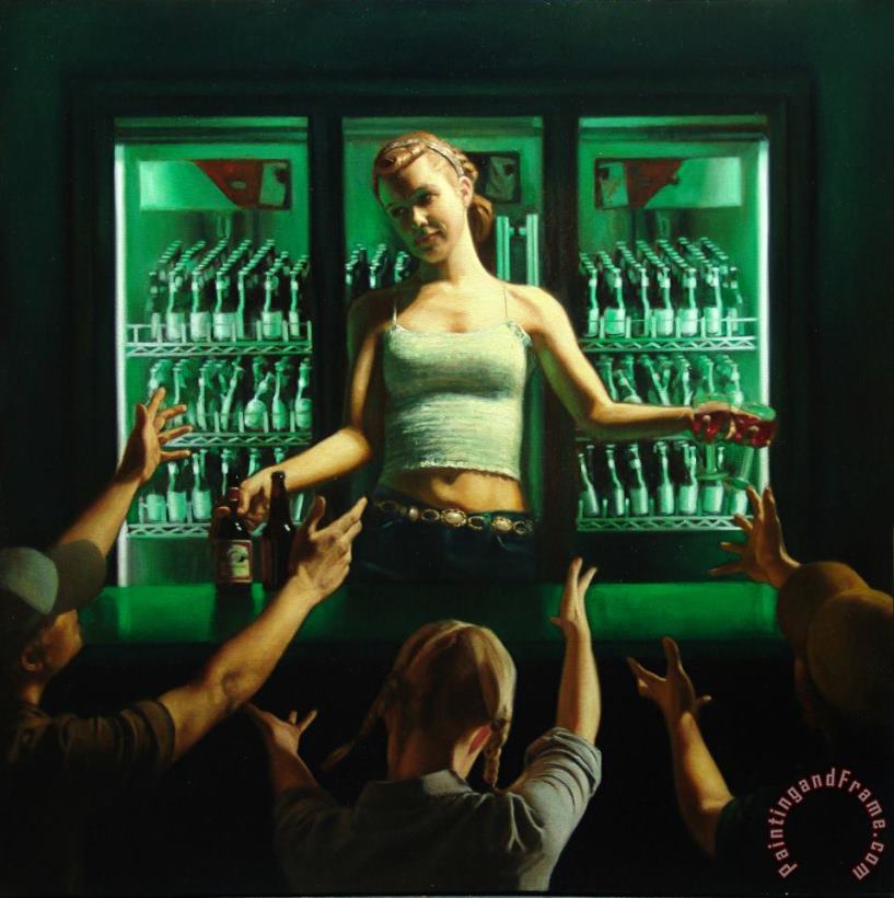 Religious Intoxication #2 painting - Shaun Downey Religious Intoxication #2 Art Print