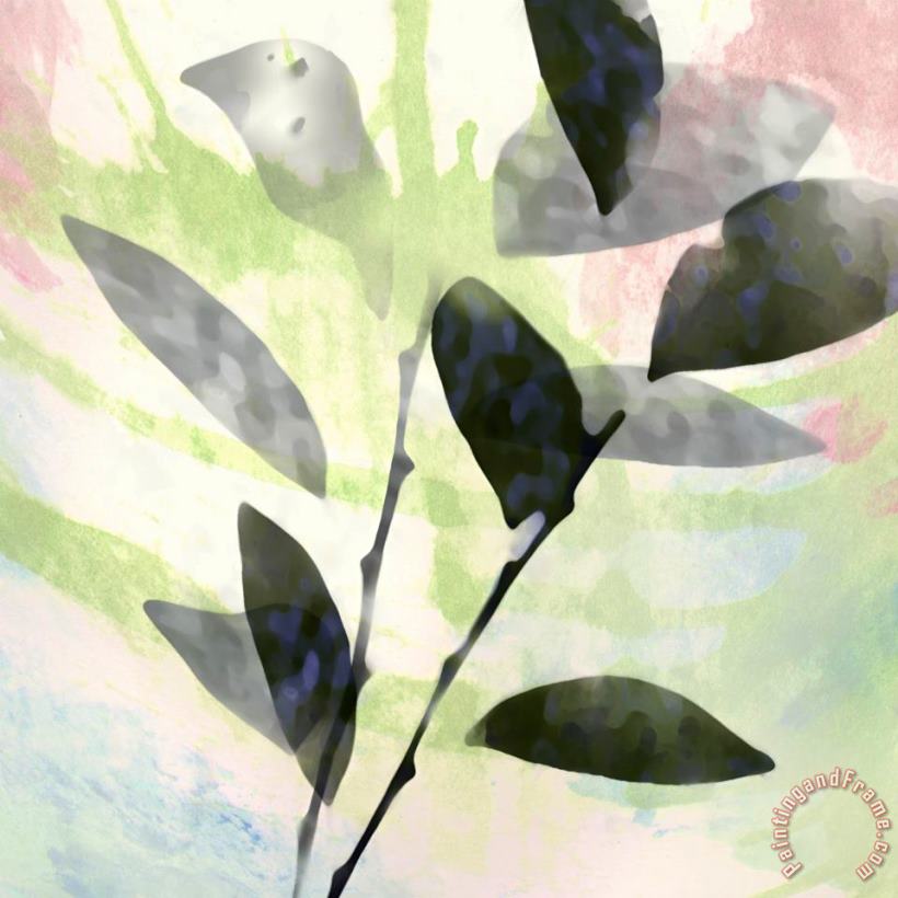 Leaves III painting - Sia Aryai Leaves III Art Print