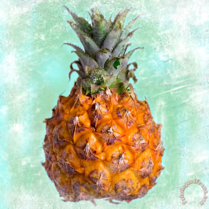 Pineapple Queen painting - Sia Aryai Pineapple Queen Art Print