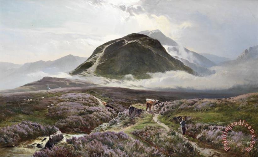 Sidney Richard Percy Carn Dearg And Ben Nevis From Achintee Art Painting