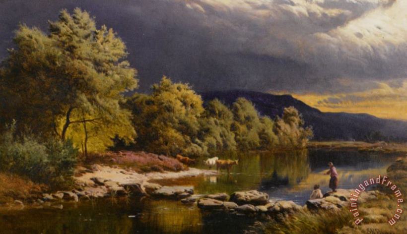 Sidney Richard Percy On The Llugwy North Wales Art Painting