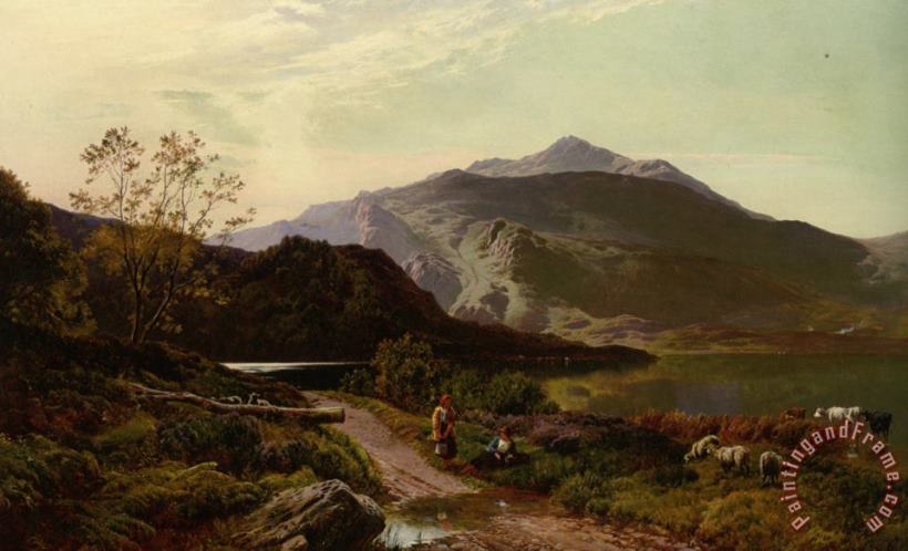 Rest on The Roadside painting - Sidney Richard Percy Rest on The Roadside Art Print