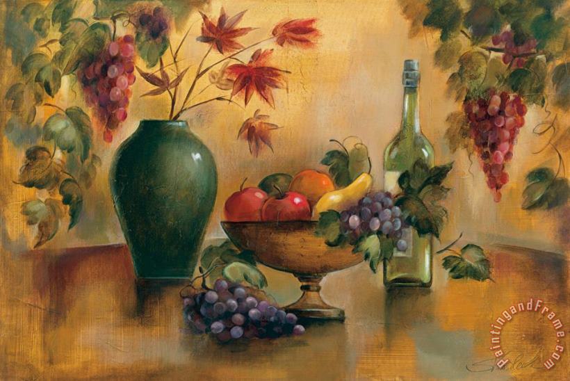 Autumn Hues painting - Silvia Vassileva Autumn Hues Art Print