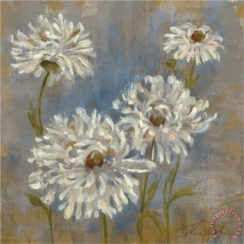 Silvia Vassileva Flowers in Morning Dew II Art Painting