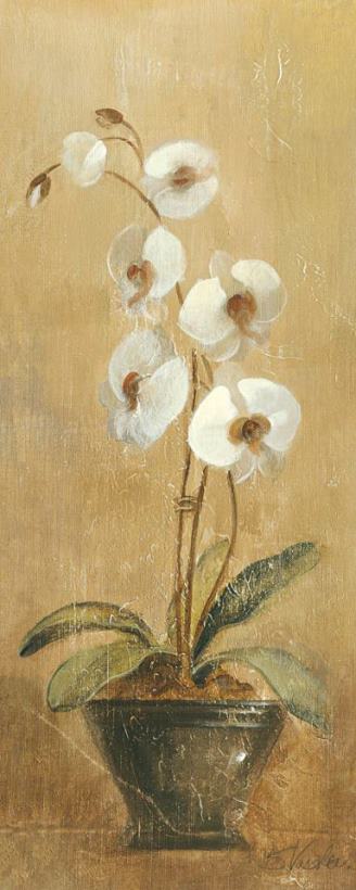 Silvia Vassileva Orchids in Bronze Bowl I Art Print