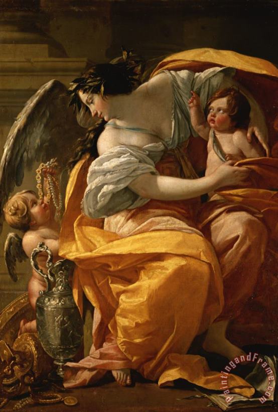 Simon Vouet Wealth Art Print