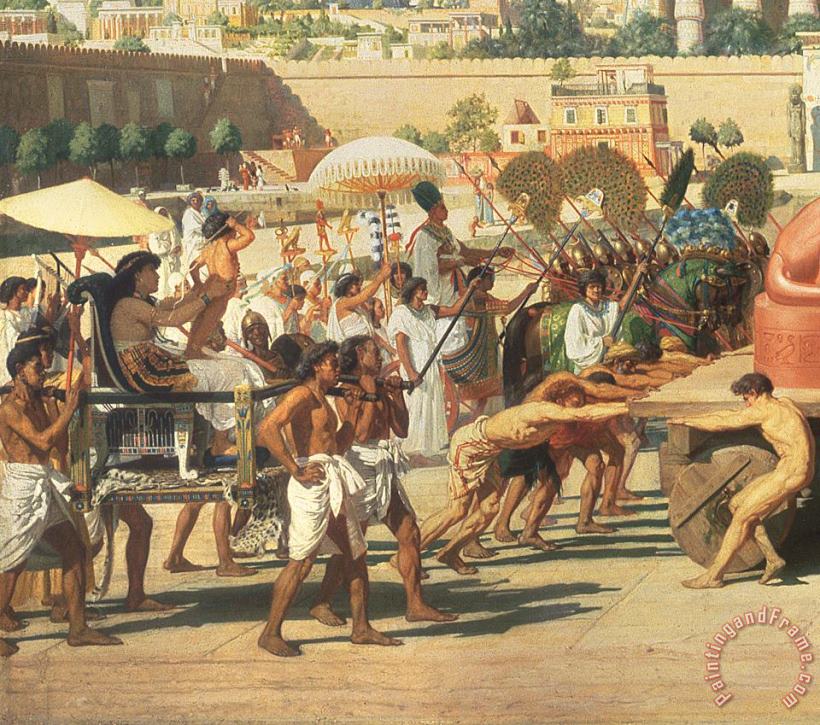 Sir Edward John Poynter Israel in Egypt Art Print