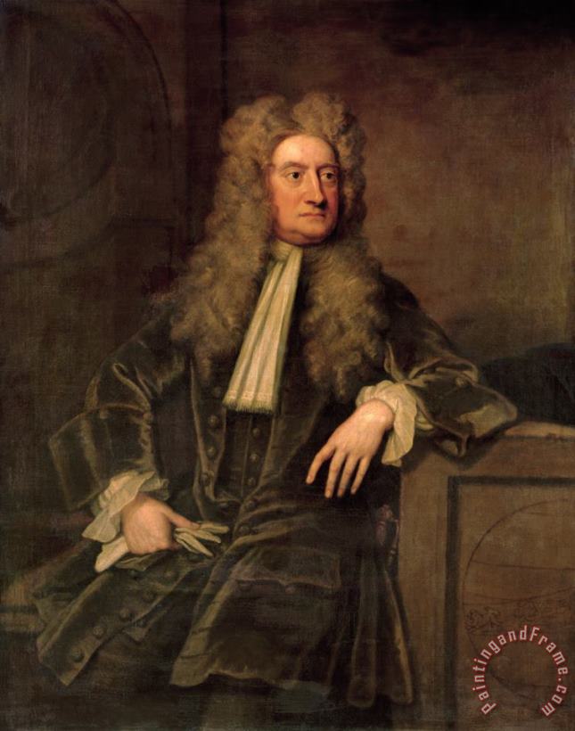 Sir Godfrey Kneller Sir Isaac Newton Art Painting