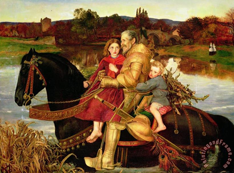 Sir John Everett Millais A Dream of the Past Art Painting