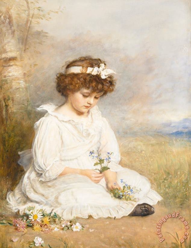 Darling painting - Sir John Everett Millais Darling Art Print