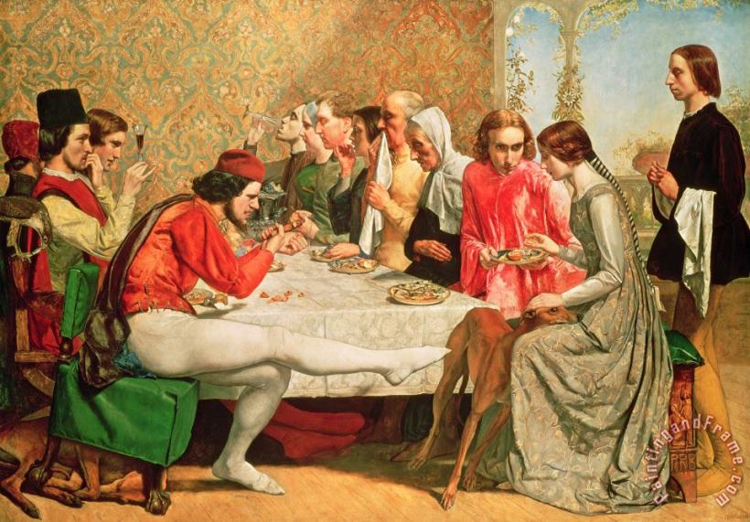 Sir John Everett Millais Isabella Art Painting