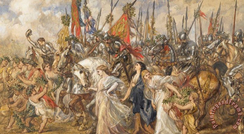 The Return Of The Victors painting - Sir John Gilbert The Return Of The Victors Art Print