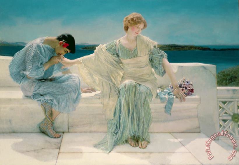 Sir Lawrence Alma-Tadema Ask me no more Art Painting