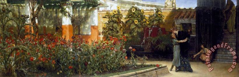 Corner of a Roman Garden painting - Sir Lawrence Alma-Tadema Corner of a Roman Garden Art Print Corner of a Roman Garden painting - Sir Lawrence Alma-Tadema Corner of a Roman Garden Art Print