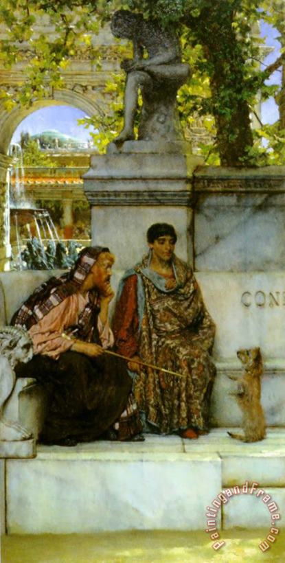 In The Time of Constantine painting - Sir Lawrence Alma-Tadema In The Time of Constantine Art Print