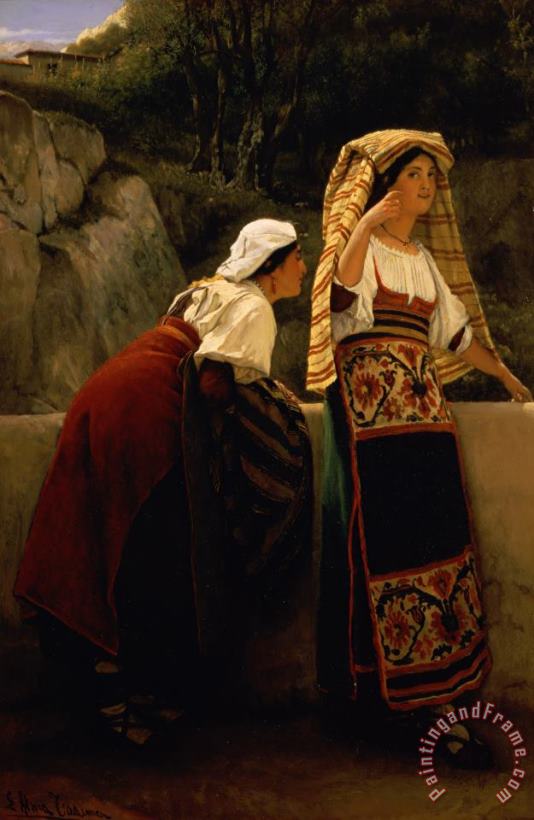  Italian Women from Abruzzo painting - Sir Lawrence Alma-Tadema  Italian Women from Abruzzo Art Print