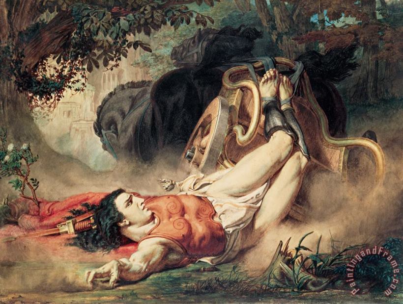 Sir Lawrence Alma-Tadema The Death of Hippolyte Art Painting