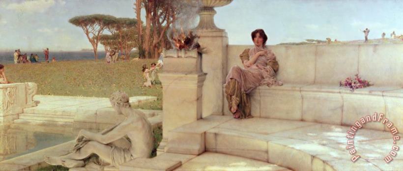 Sir Lawrence Alma-Tadema The Voice of Spring Art Print