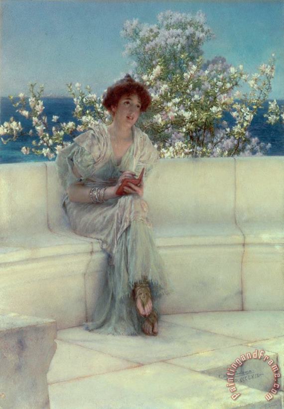 Sir Lawrence Alma-Tadema The Year's at the Spring - All's Right with the World Art Painting