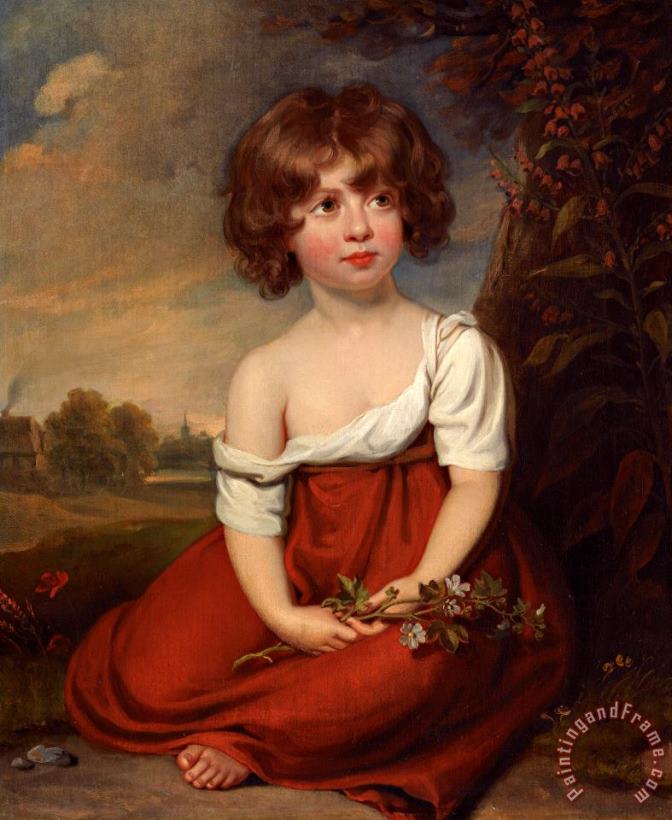 Sir William Beechey Portrait of a Lady, Said to Be Elizabeth Brudenell Bruce, 1790 Art Print