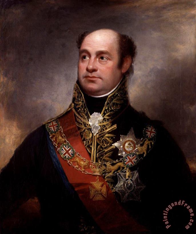 Sir William Beechey Portrait of William Beresford, 1st Viscount Beresford, 1814 Art Painting