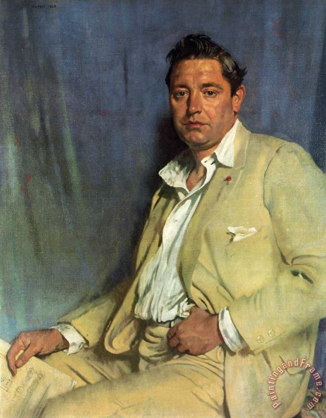 Count John Mccormack painting - Sir William Newenham Montague Orpen Count John Mccormack Art Print