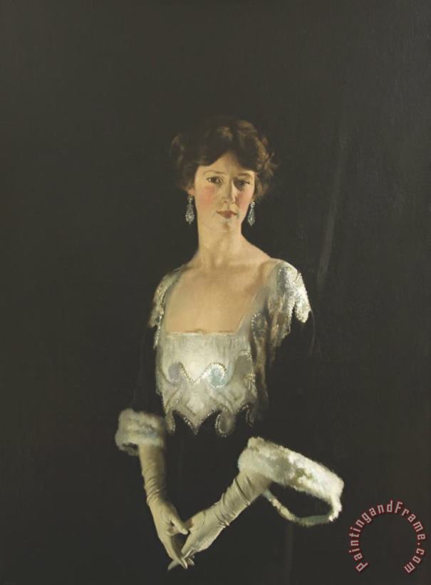 Portrait of Rose 4th Marchioness of Headfort painting - Sir William Newenham Montague Orpen Portrait of Rose 4th Marchioness of Headfort Art Print