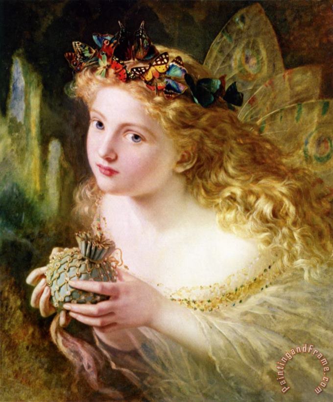 Sophie Gengembre Anderson Take The Fair Face of Woman Art Print
